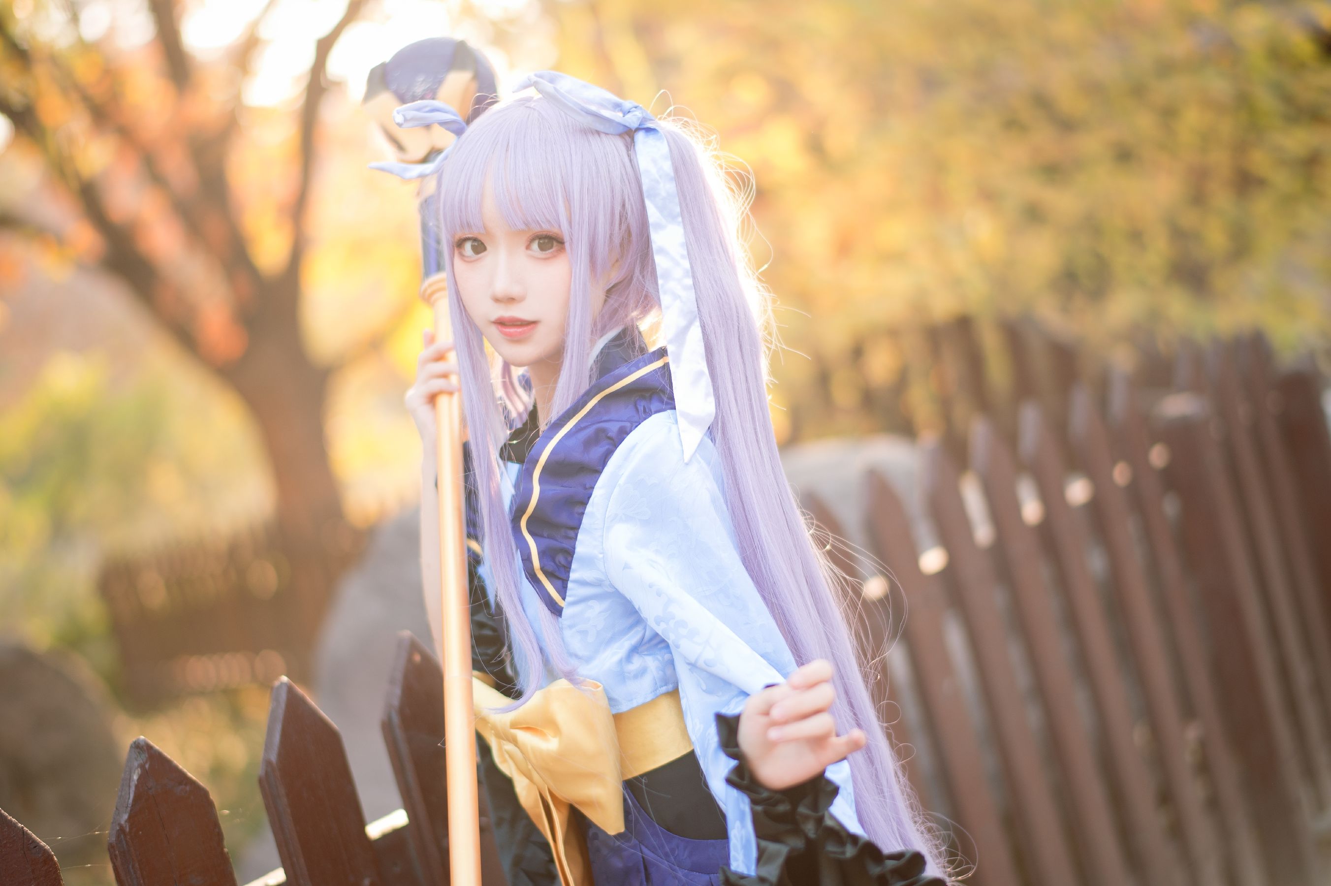 [网红COS] 花柒Hana - 镜华小仓唯